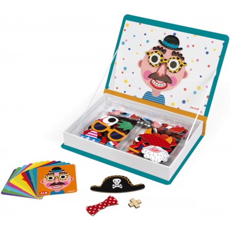 Janod Magnetibook magnetyczna układanka Kształty Janod Magnetibook magnetyczna układanka Kształty