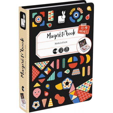 Janod Magnetibook magnetyczna układanka Kształty Janod Magnetibook magnetyczna układanka Kształty