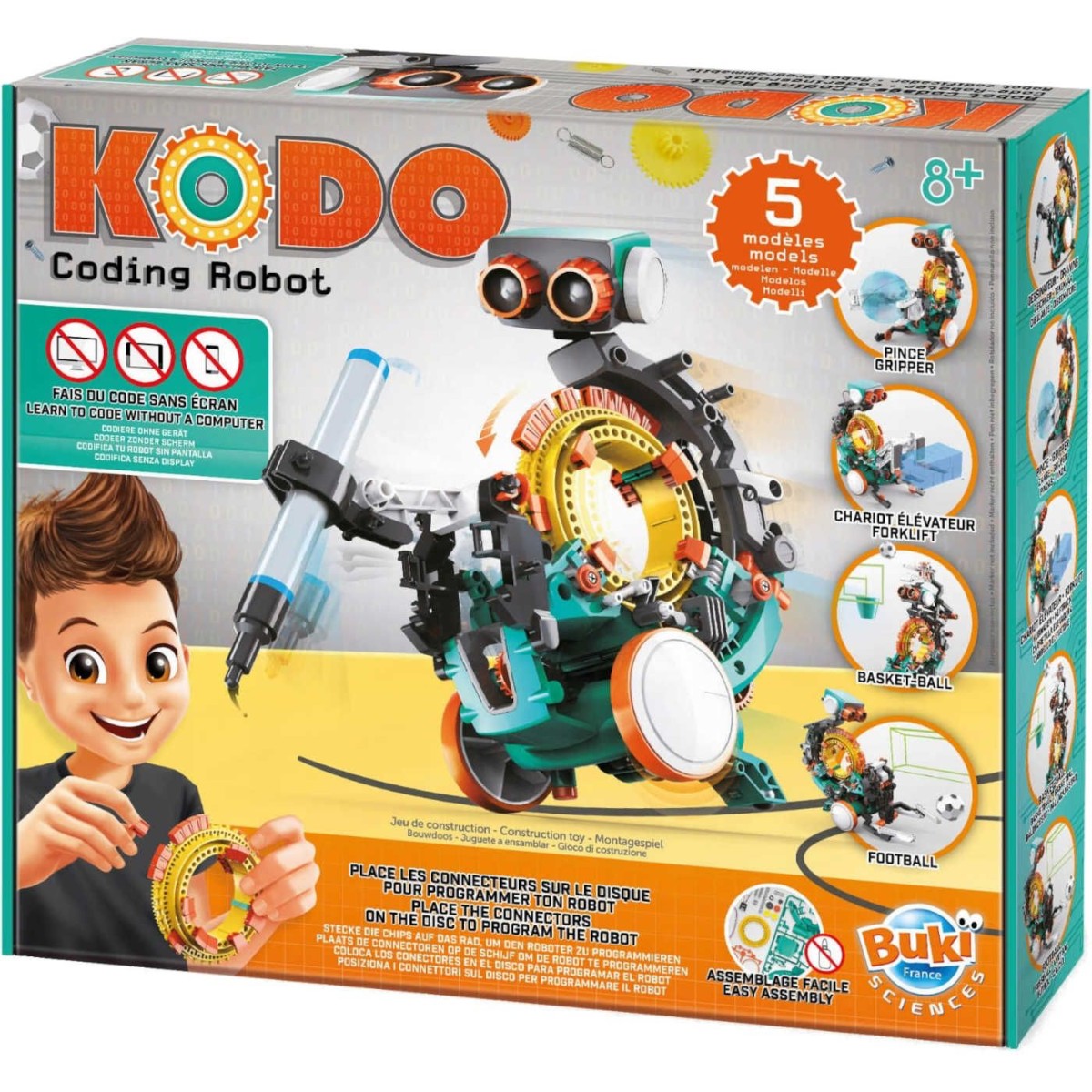 Buki Robot Kodo zestaw do złożenia roboat dla dzieci +8