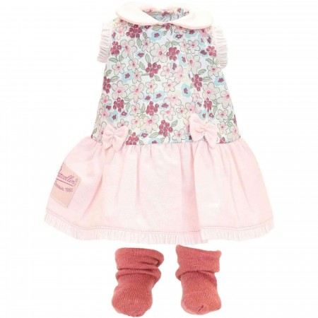 Petitcollin Ubranko Romy dla lalki 34cm sukienka i skarpetki | Dadum