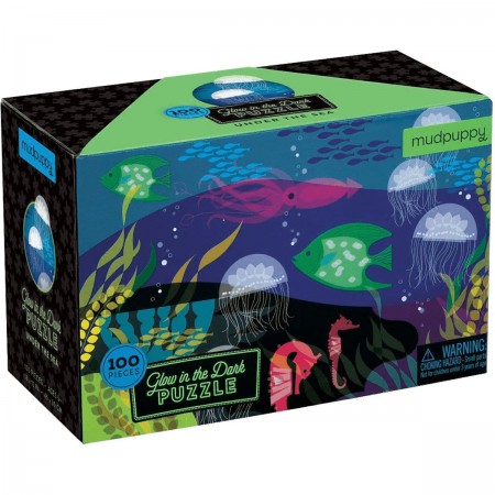 Mudpuppy Puzzle świecące w ciemności Pod Wodą 100 elementów 5+ Mudpuppy Puzzle świecące w ciemności Pod Wodą 100 elementów 5+
