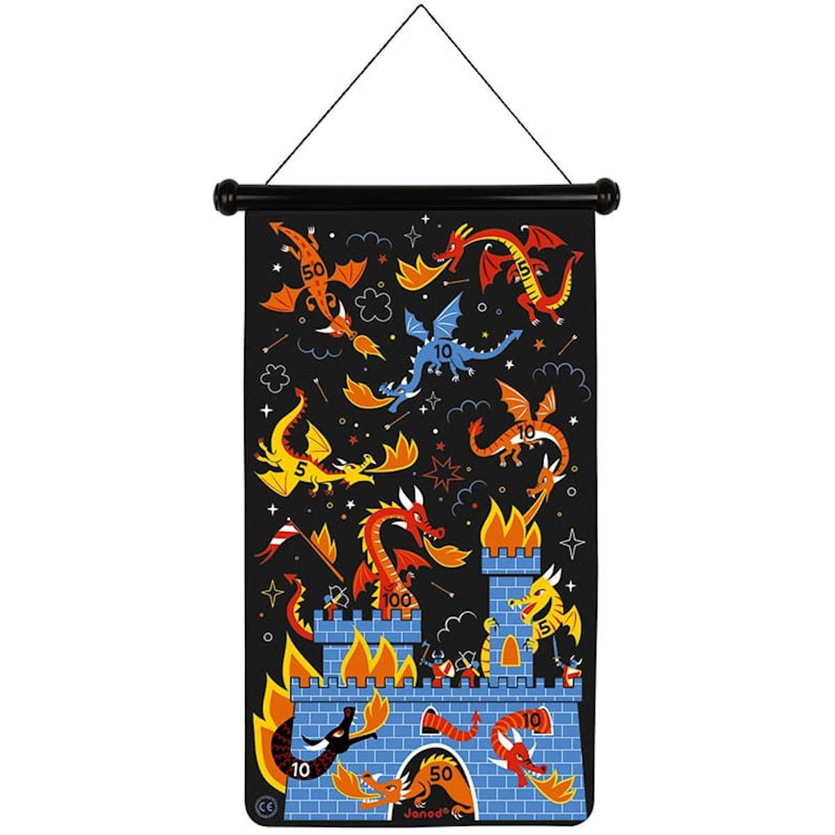 Janod Magnetyczna gra w rzutki Smoki dla dzieci +4 | Dadum Kraków