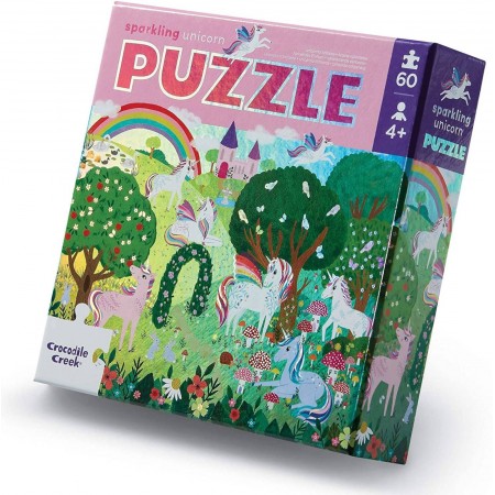 Crocodile Creek Puzzle holograficzne Lśniący Jednorożec | Dadum Kraków Crocodile Creek Puzzle holograficzne Lśniący Jednorożec | Dadum Kraków