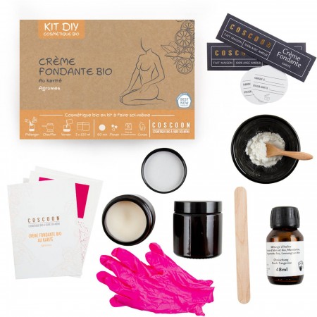 CRÈME FONDANTE BIO - COFFRET COSMÉTIQUE MAISON CRÈME FONDANTE BIO - COFFRET COSMÉTIQUE MAISON