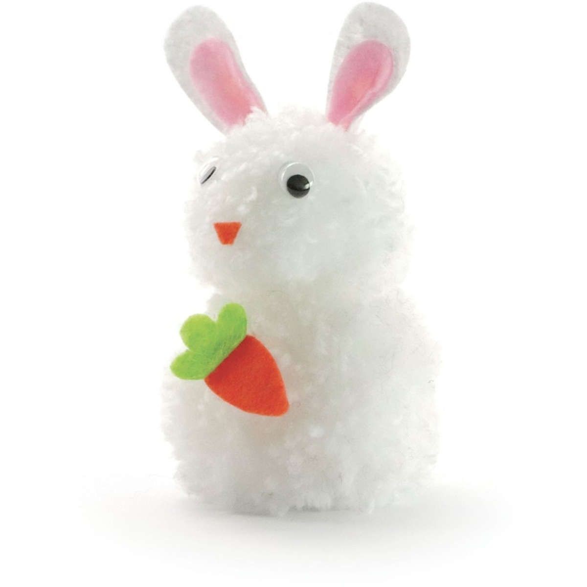 Królik z Pomponów zestaw kreatywny +4, Graine Creative