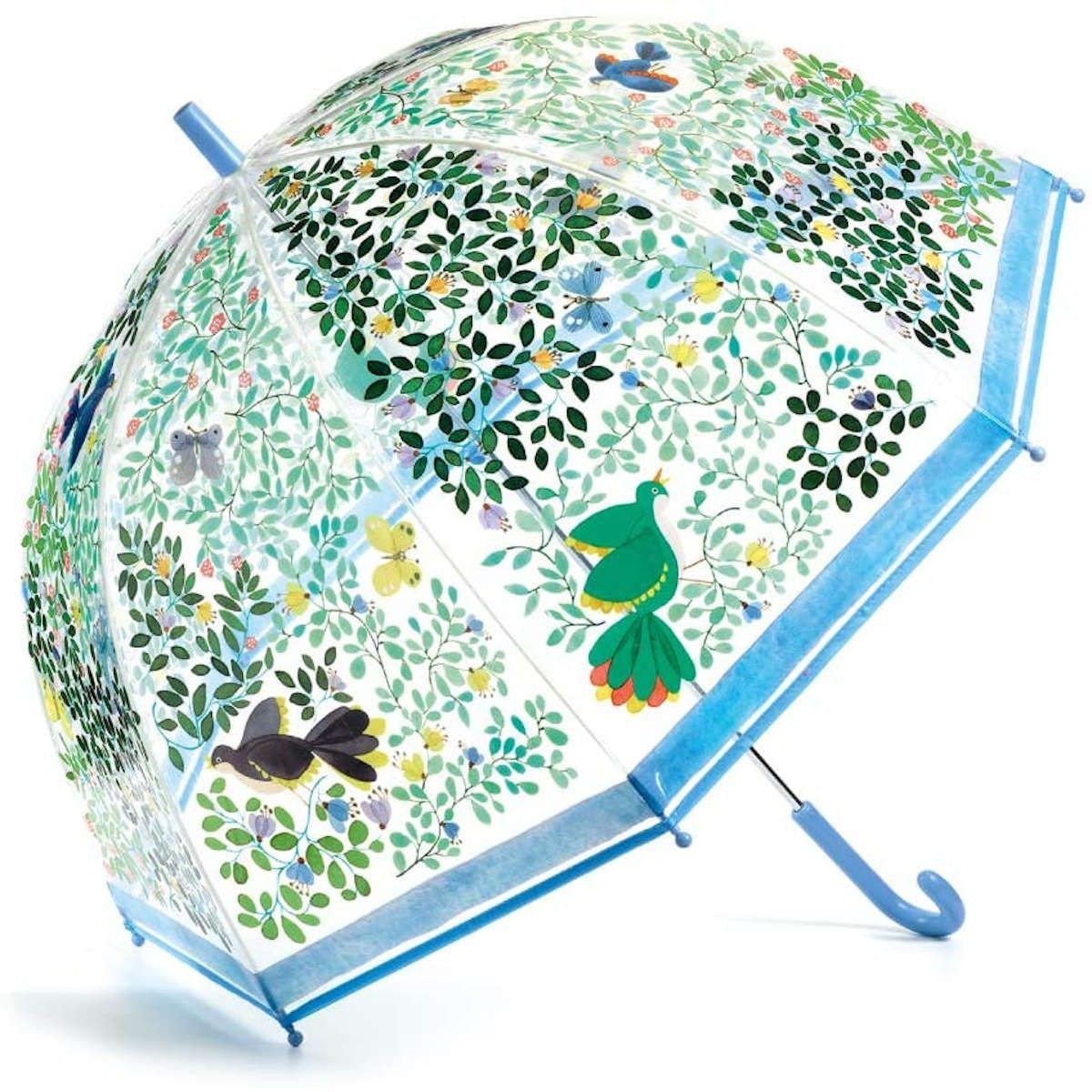 Djeco Parasol Ptaki przezroczysty duży 87cm | Dadum Kraków