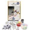 Ozdoby na ołówek z masy Silk Clay z oczami, Creotime Ozdoby na ołówek z masy Silk Clay z oczami, Creotime