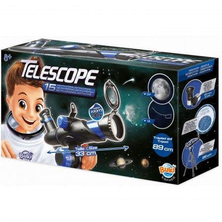 Buki Teleskop z 15 doświadczeniami dla dzieci +8