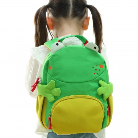 Sigikid plecak Żabka zielony dla dzieci od 2 do 5 lat