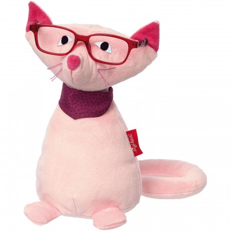 Sigikid Kot pluszowy w okularach +12 mc
