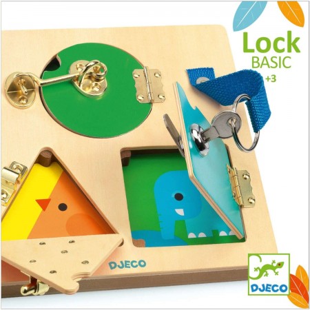 Djeco LockBasic gra zręcznościowa do nauki zamków +3 | Dadum Kraków Djeco LockBasic gra zręcznościowa do nauki zamków +3 | Dadum Kraków