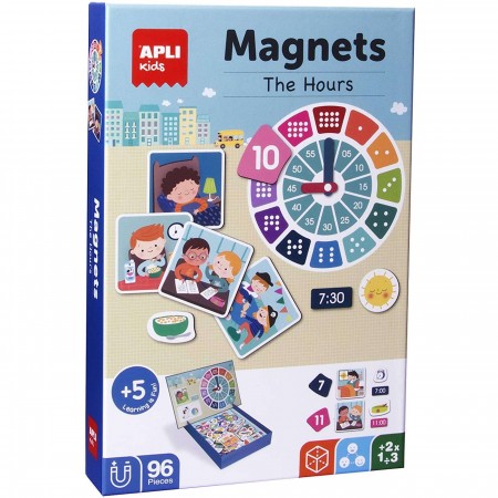 Apli Kids Magnetyczna układanka Godziny +5 Apli Kids Magnetyczna układanka Godziny +5
