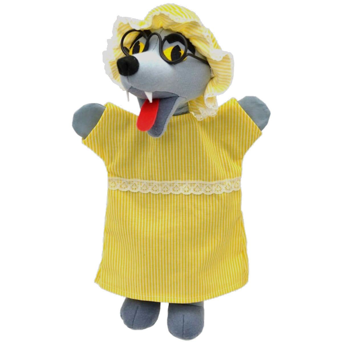 Pacynka na rękę Wilk w piżamie Babci do teatrzyku | Dadum