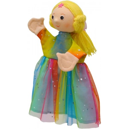Pacynka Tęczowa Księżniczka 30 cm, +3 Pacynka Tęczowa Księżniczka 30 cm, +3