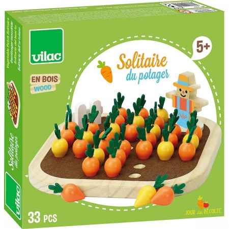 Vilac Gra pasjans Ogród Warzywny drewniana +5 Vilac Gra pasjans Ogród Warzywny drewniana +5