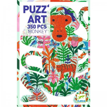 Djeco Puzzle Puzz'Art Małpka 350 elementów | Dadum Kraków Djeco Puzzle Puzz'Art Małpka 350 elementów | Dadum Kraków