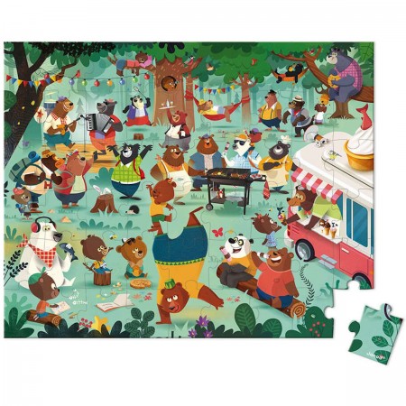 Janod Rodzina Misiów puzzle 54 elementy +5 lat| Dadum Kraków Janod Rodzina Misiów puzzle 54 elementy +5 lat| Dadum Kraków