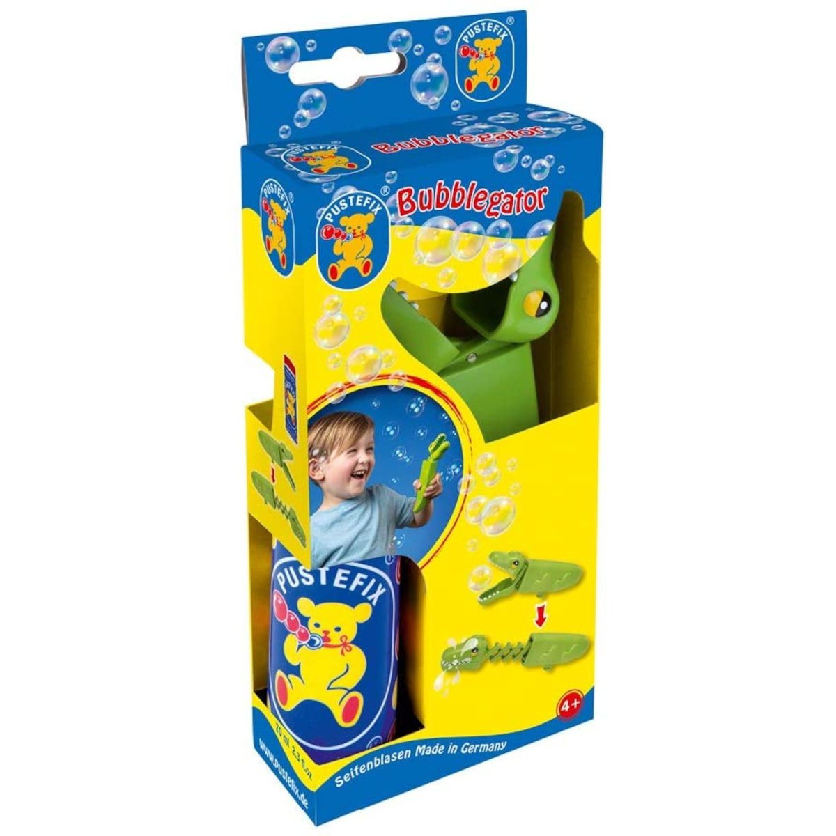 Pustefix Bubblegator Aligator do robienia baniek mydlanych +4