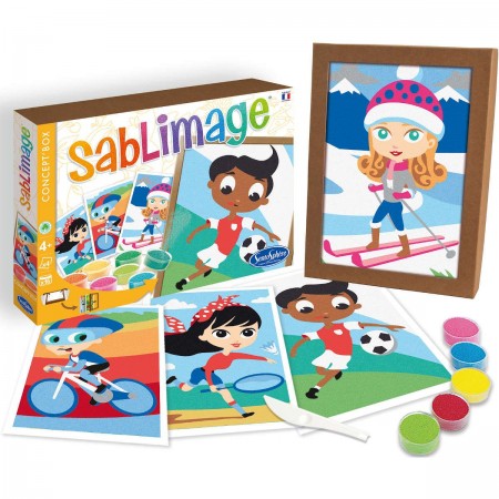 SentoSphere Sablimage Sporty 4 obrazki piaskowe SentoSphere Sablimage Sporty 4 obrazki piaskowe