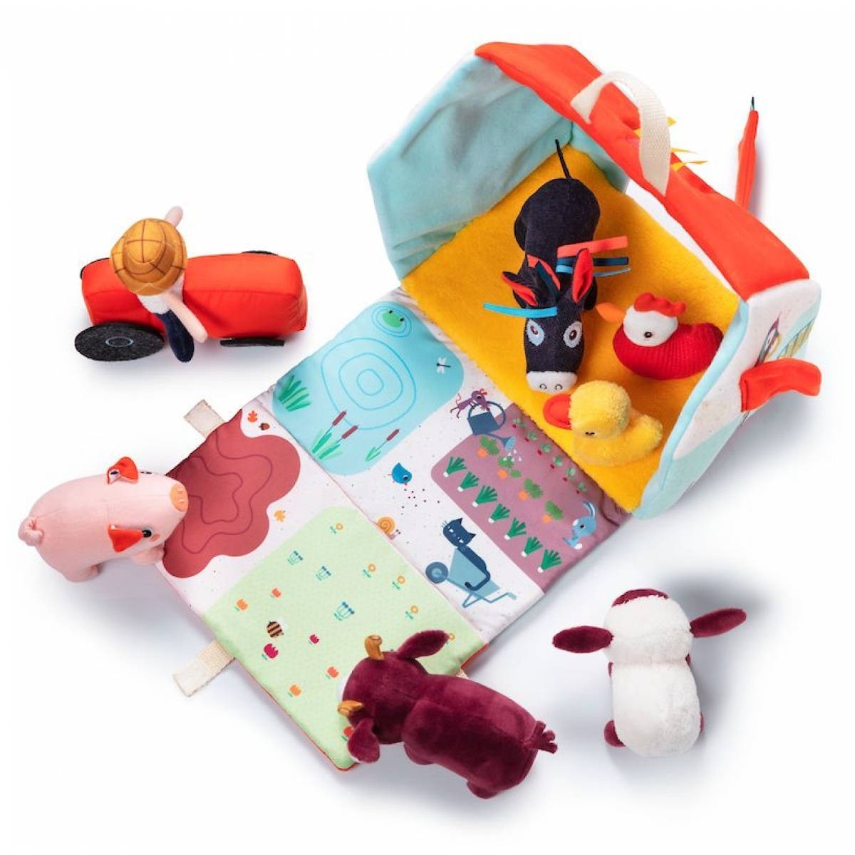 Lilliputiens Farma z 6 zwierzątkami do zabawy +18m | Dadum Kraków