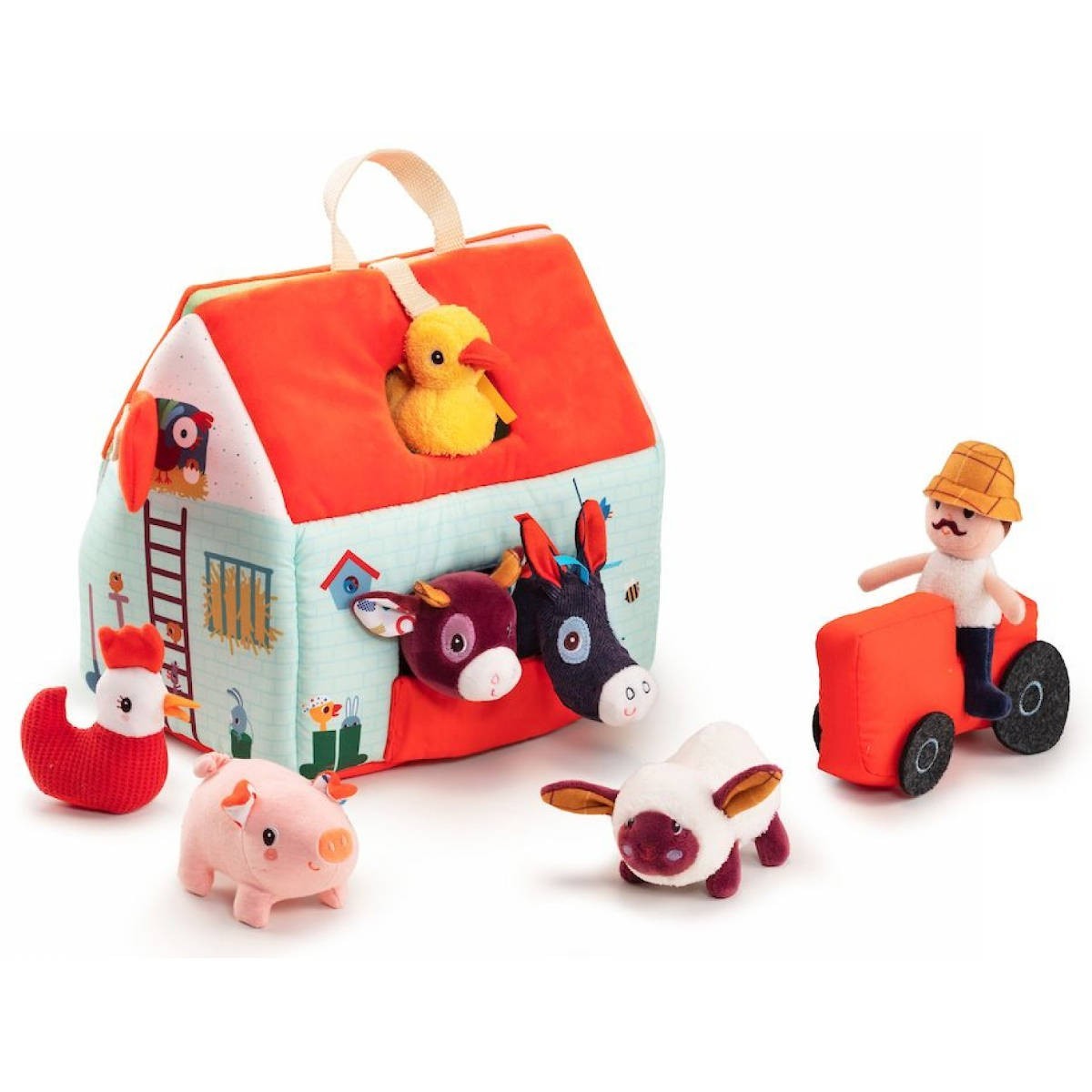 Lilliputiens Farma z 6 zwierzątkami do zabawy +18m | Dadum Kraków