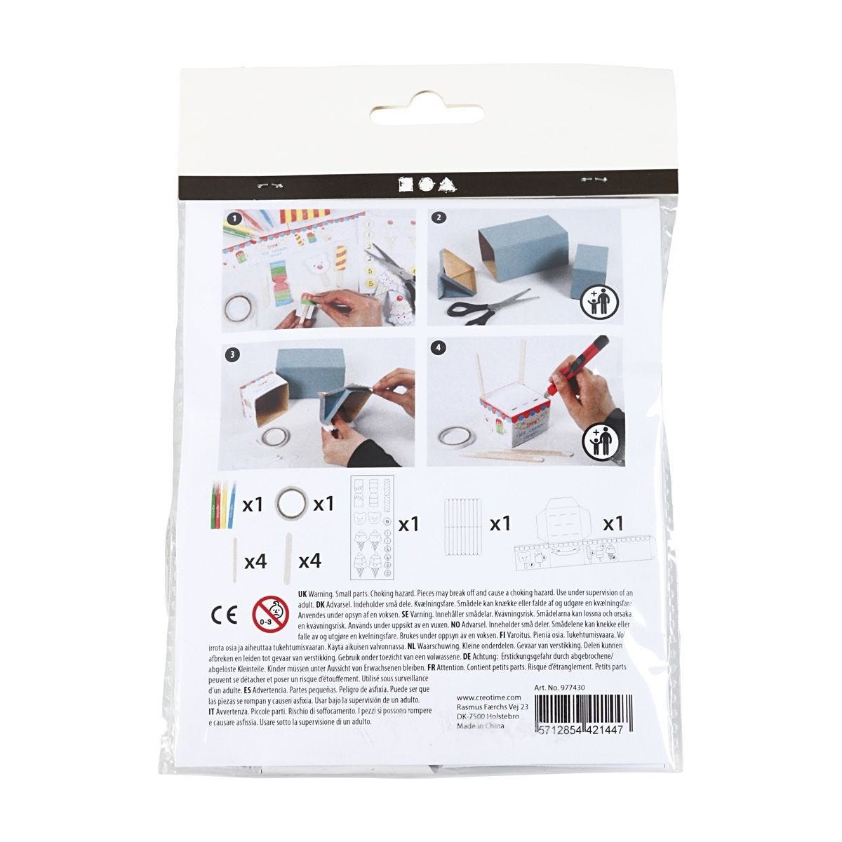 Eko Zestaw kreatywny Recycling Lodziarnia, Creotime