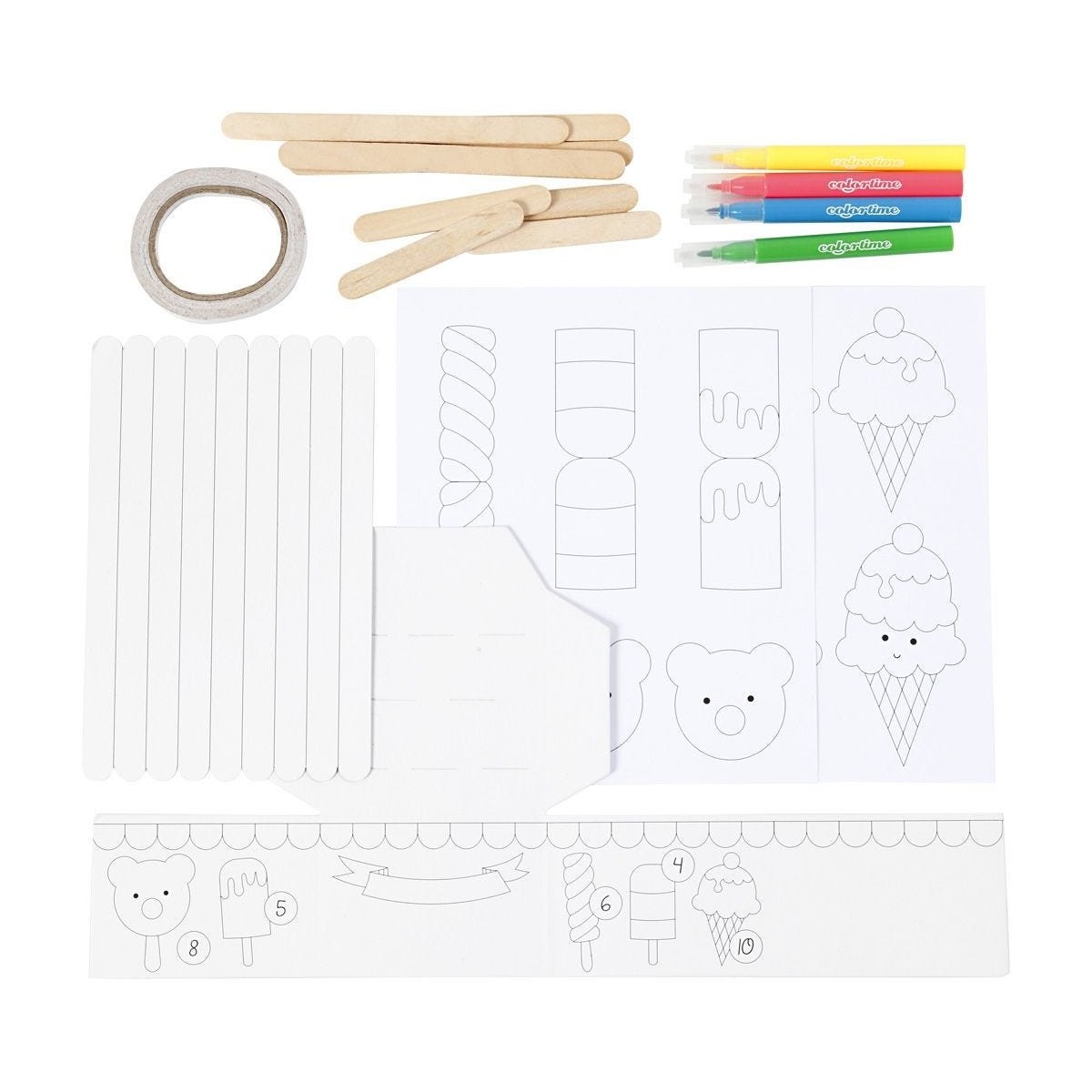 Eko Zestaw kreatywny Recycling Lodziarnia, Creotime