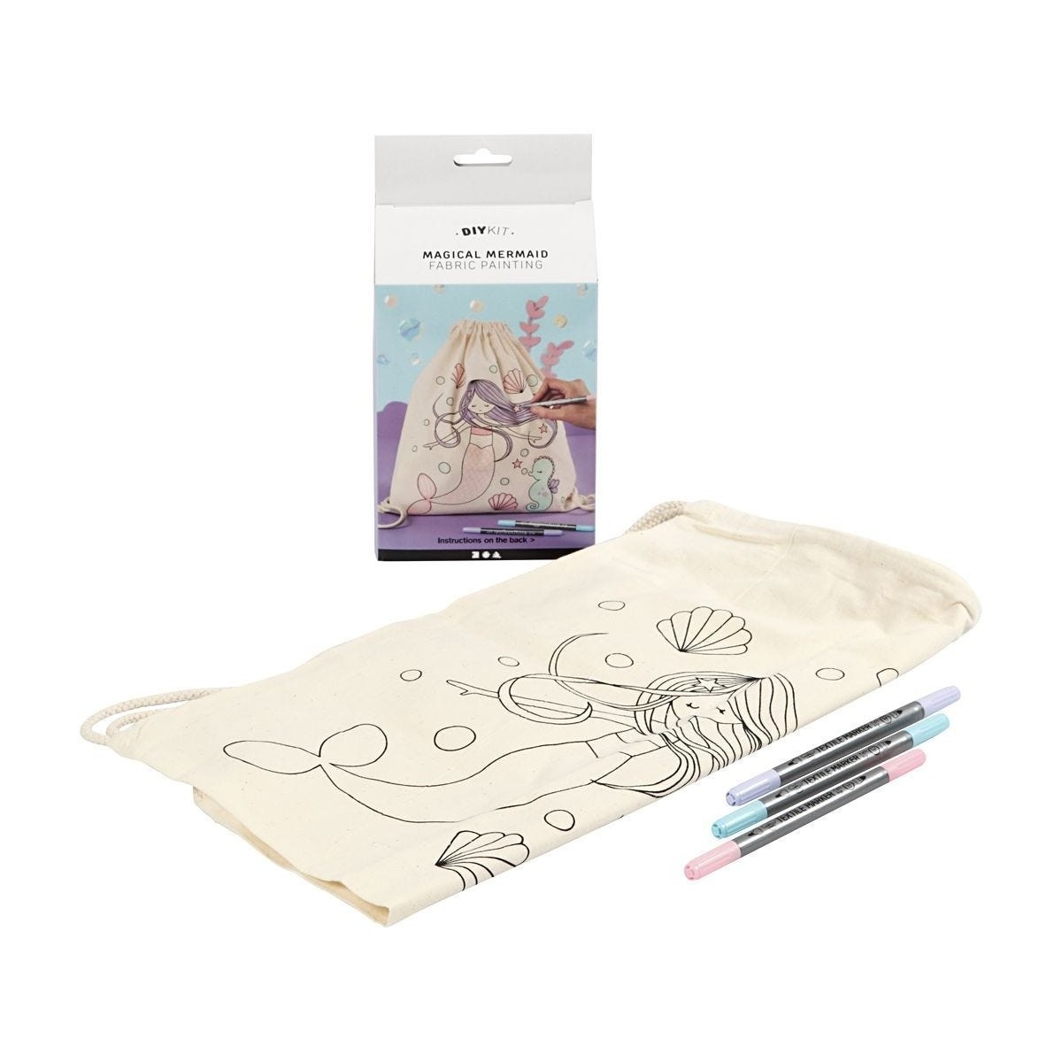 Zestaw kreatywny Zaczarowana Syrenka od 3 lat, Creotime