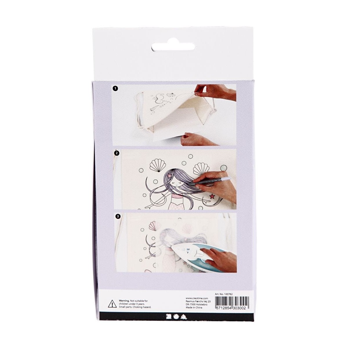 Zestaw kreatywny Zaczarowana Syrenka od 3 lat, Creotime
