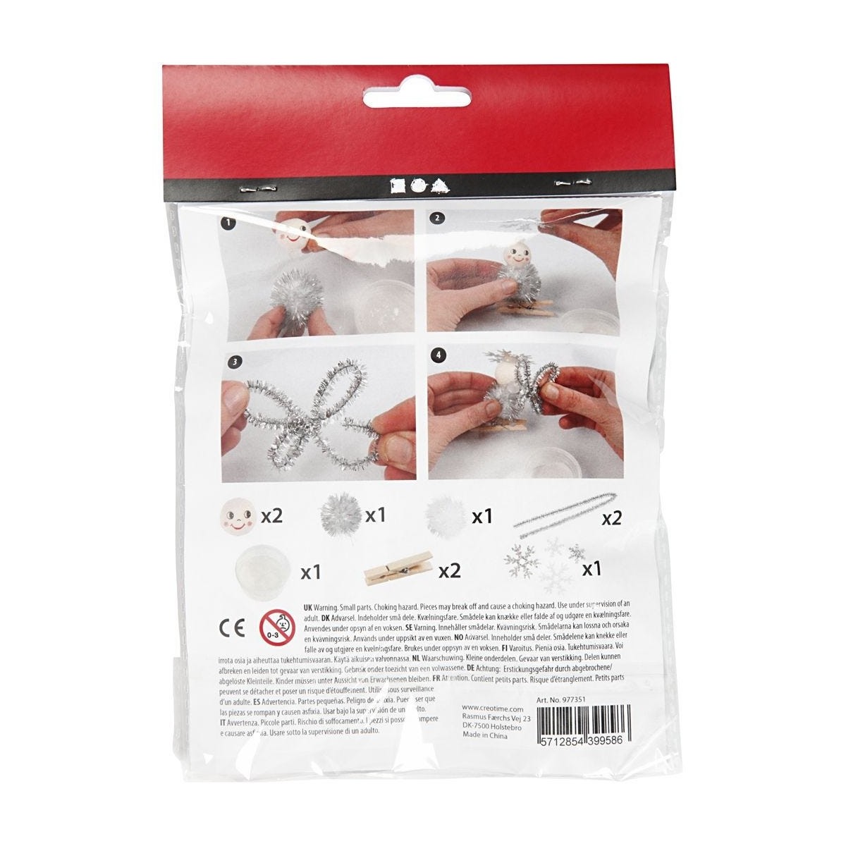 Zestaw kreatywny świąteczny Aniołki, Creotime