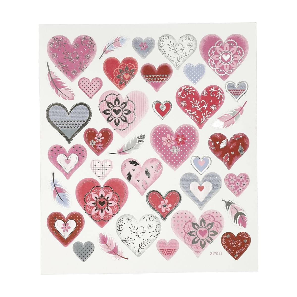 Naklejki Różowe Serca, Creotime