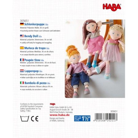 Haba Ida lalka szmaciana zabawka od 18mc Haba Ida lalka szmaciana zabawka od 18mc