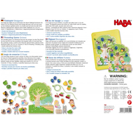 Haba W Ogrodzie nawlekanka drewniana motoryczna +3 Haba W Ogrodzie nawlekanka drewniana motoryczna +3