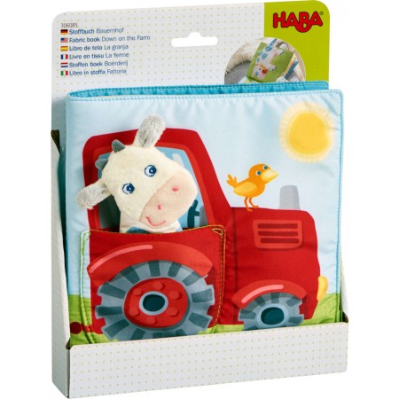 Haba książeczka sensoryczna Na Farmie dla niemowląt Haba książeczka sensoryczna Na Farmie dla niemowląt