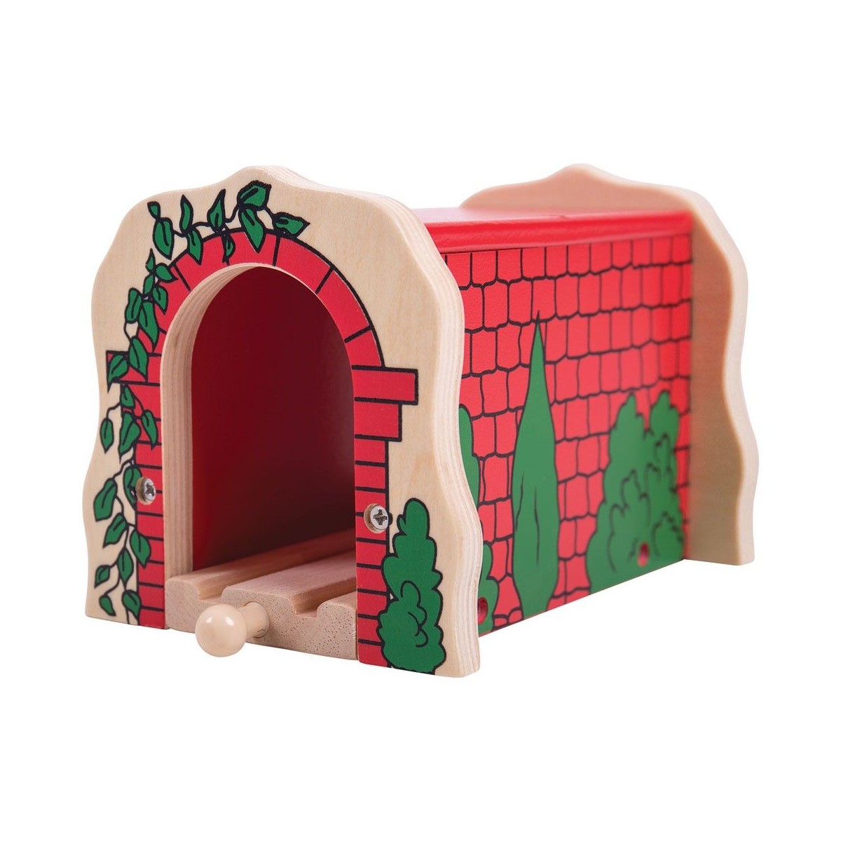 Ceglany tunel do kolejek drewnianych, Bigjigs