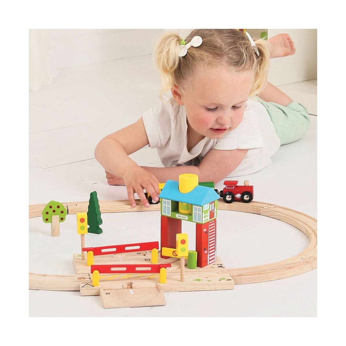 Stacja sygnalizacyjna do kolejek drewnianych, Bigjigs