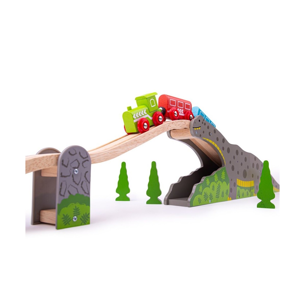 Most Brontozaura do kolejek drewnianych, Bigjigs