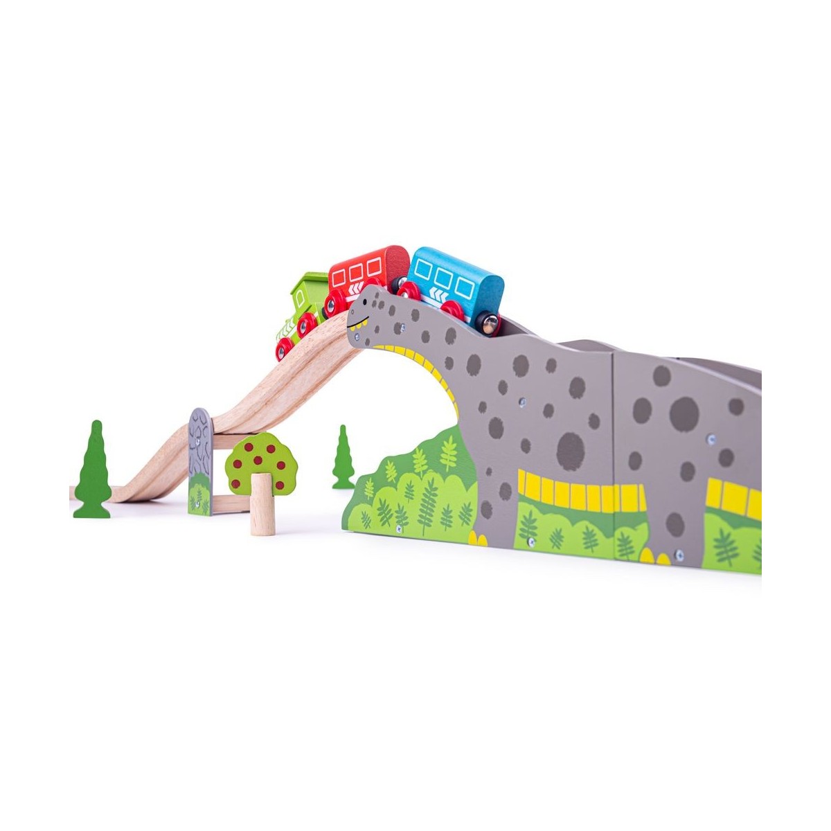 Most Brontozaura do kolejek drewnianych, Bigjigs