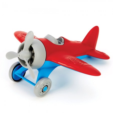 Czerwony samolot plastikowy zabawka +12m, Green Toys