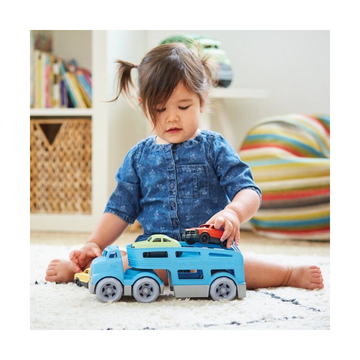 Laweta z samochodzikami zabawka +3, Green Toys