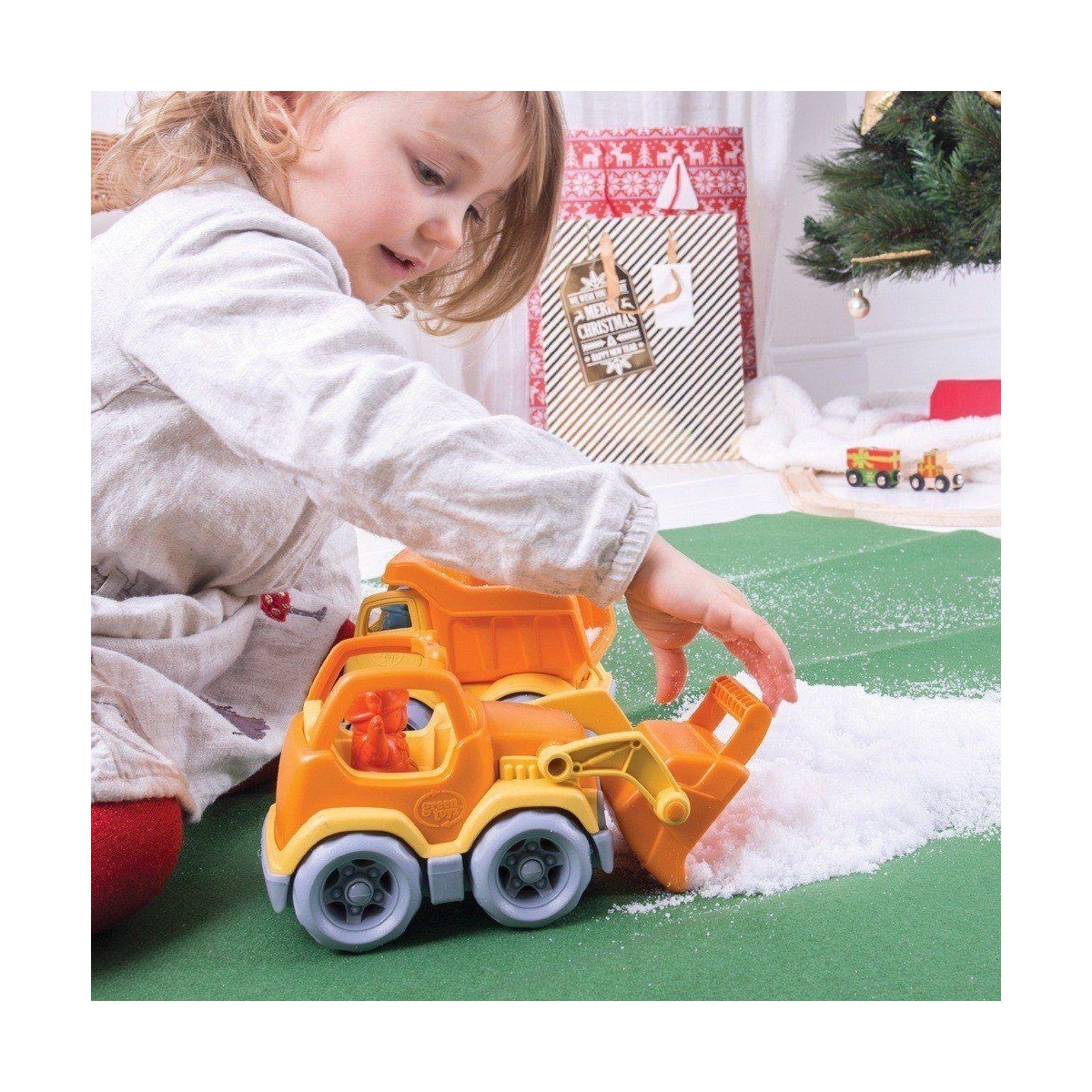 Spychacz pomarańczowy zabawka +2, Green Toys