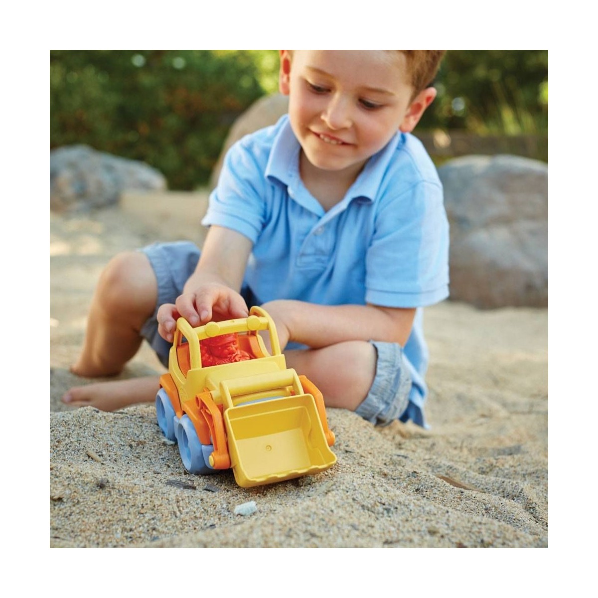 Spychacz pomarańczowy zabawka +2, Green Toys