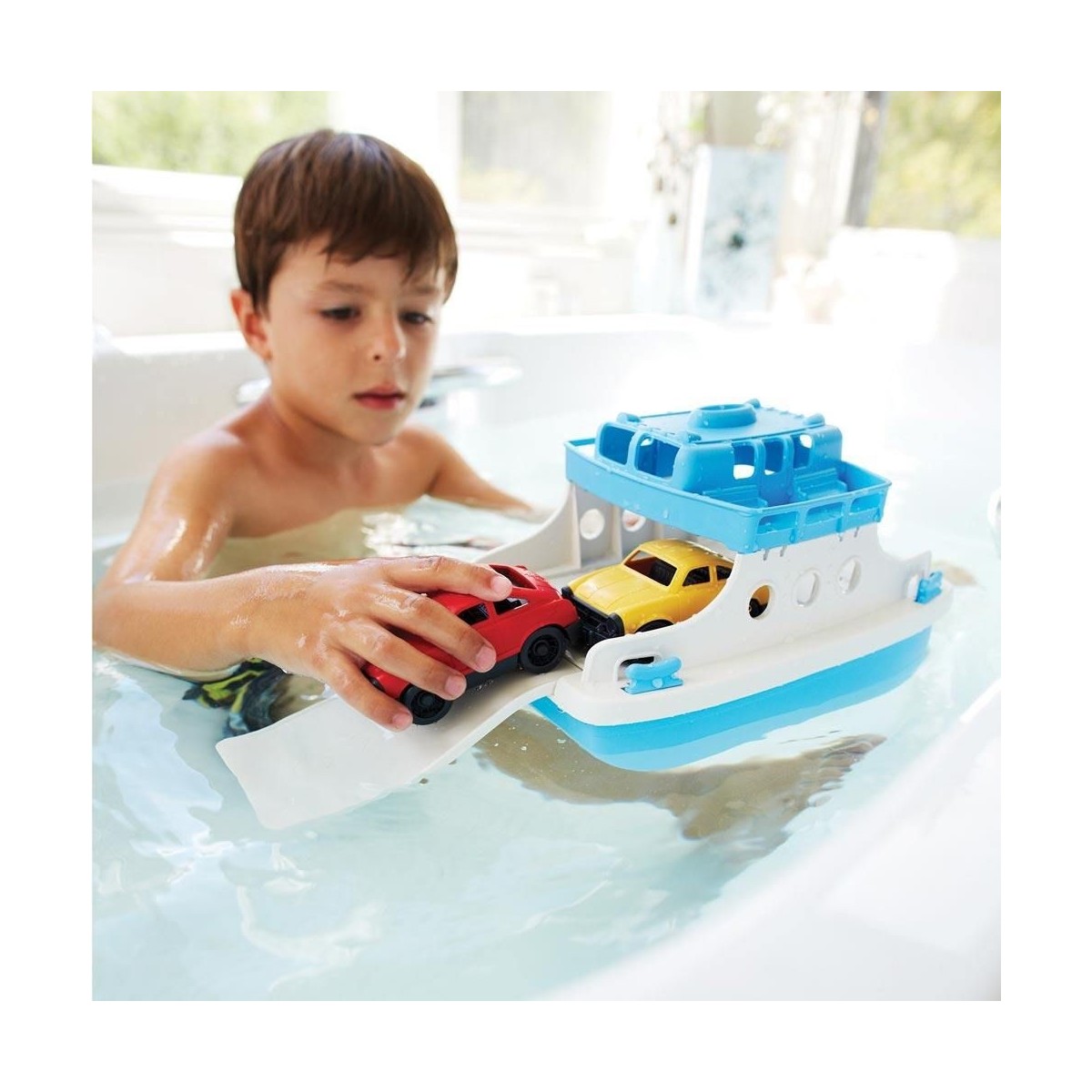 Prom z samochodami zabawka +3, Green Toys