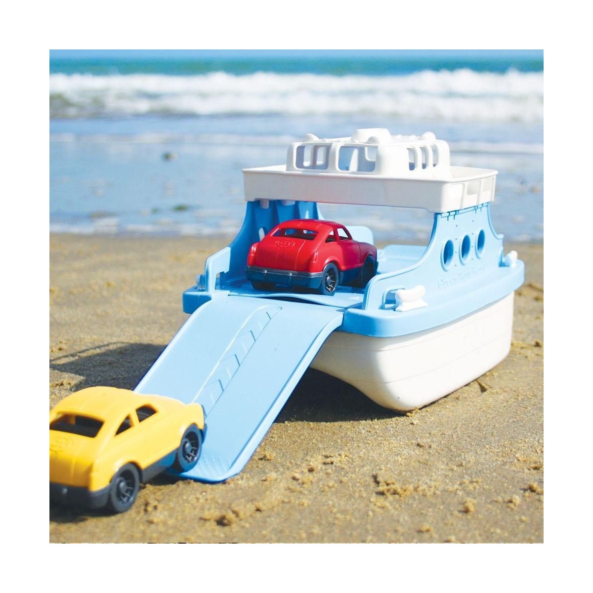 Prom z samochodami zabawka +3, Green Toys