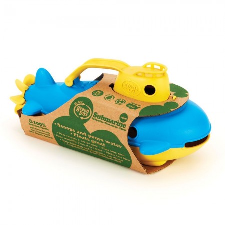 Łódź podwodna żółta zabawka +6mc, Green Toys