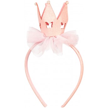 Opaska korona Motyle różowa dla dziewczynki, Souza!