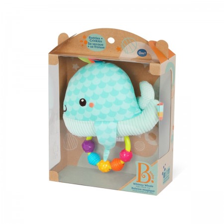 B.Toys Grzechotka sensoryczna Wieloryb Whimsy Whale