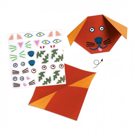 Origami Zwierzęta -Design by Pascale Estellon, Djeco