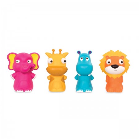 B.Toys Zestaw 4 pacynek na palce Załoga z Zoo +10mc B.Toys Zestaw 4 pacynek na palce Załoga z Zoo +10mc