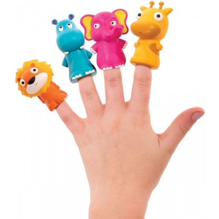 B.Toys Zestaw 4 pacynek na palce Załoga z Zoo +10mc B.Toys Zestaw 4 pacynek na palce Załoga z Zoo +10mc